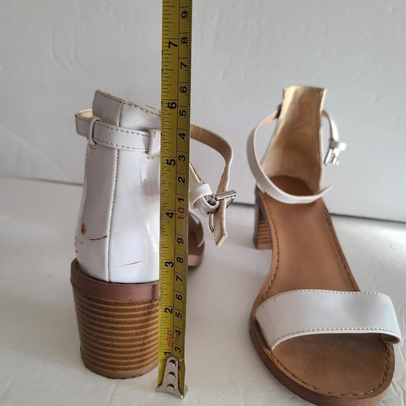 Zara Trafaluc white sandals sz.38 - Picture 5 of 7